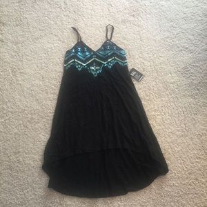 Express hi-Low dress with sequins
